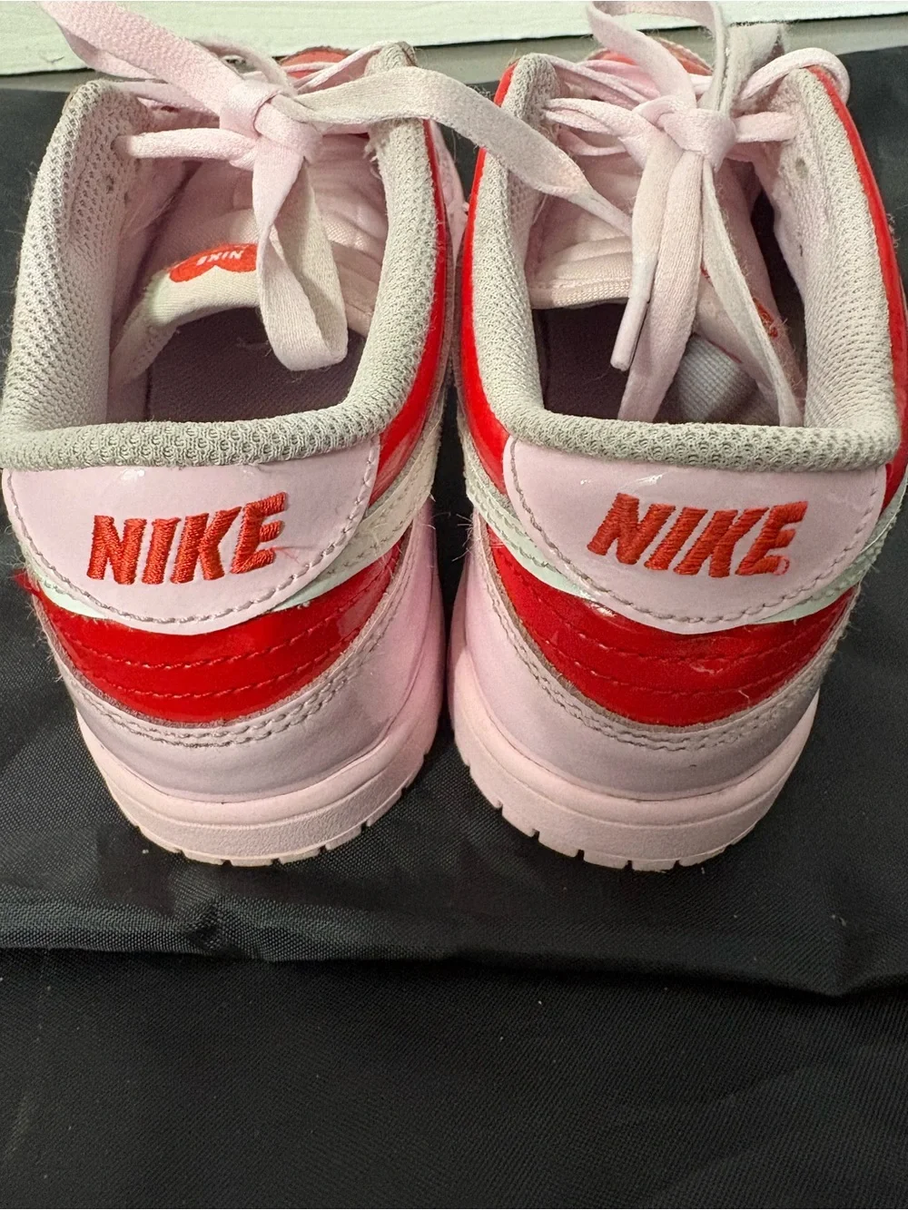 Nike Pink and Red 'Be Me' Heart Graphic Sneaker Insole